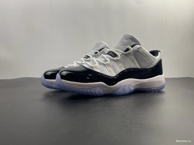 Rep BK mens black  white jordan retro low air 528895-153 